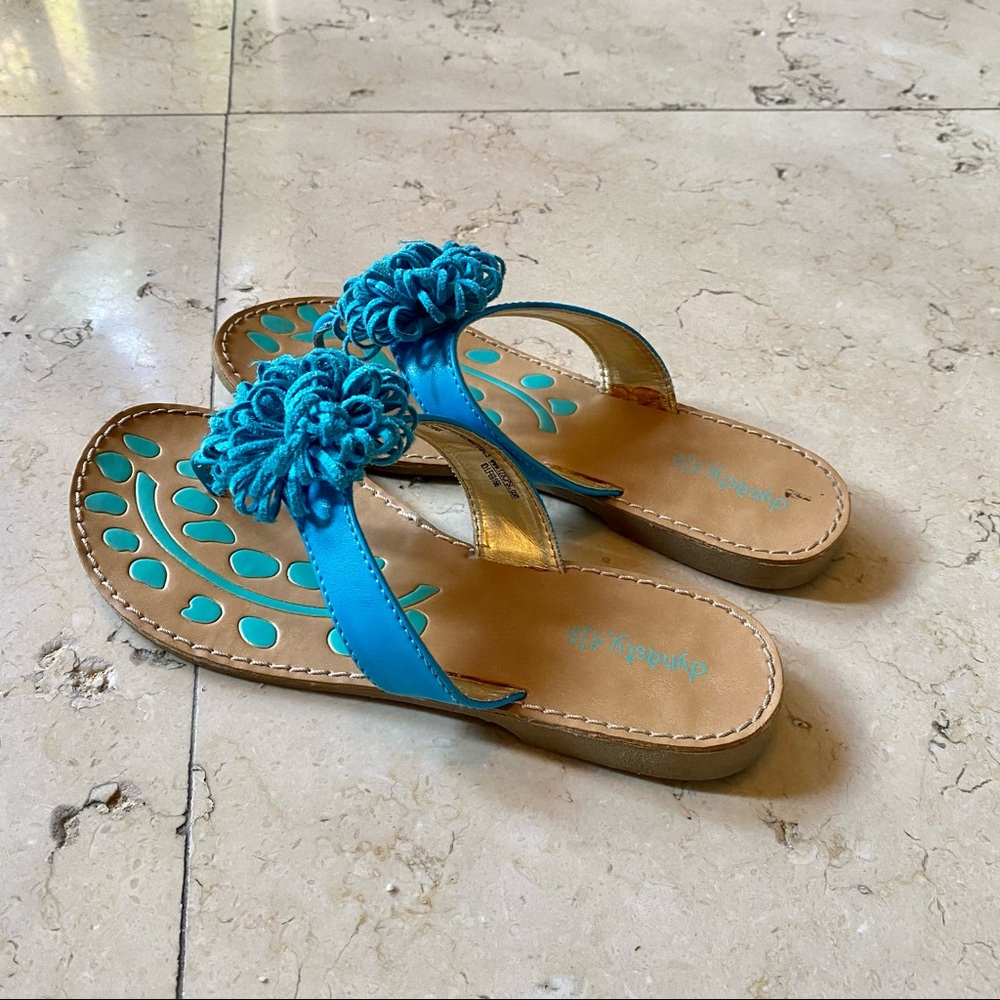 Girl’s Size 4 Dynasty Blue Sandals